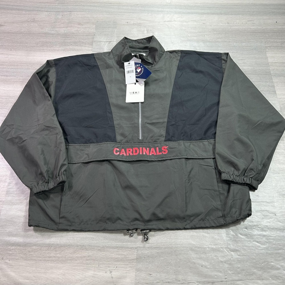 NEW St. Louis Cardinals Jacket Womens XL Green MLB Baseball WEAR By Erin Andrews